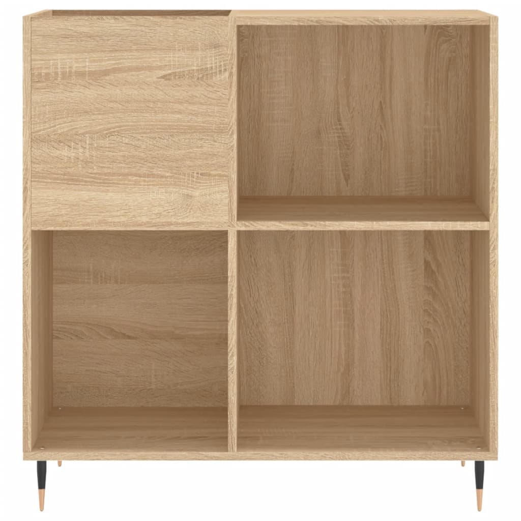 vinylskab 84,5x38x39 cm konstrueret træ sonoma-eg