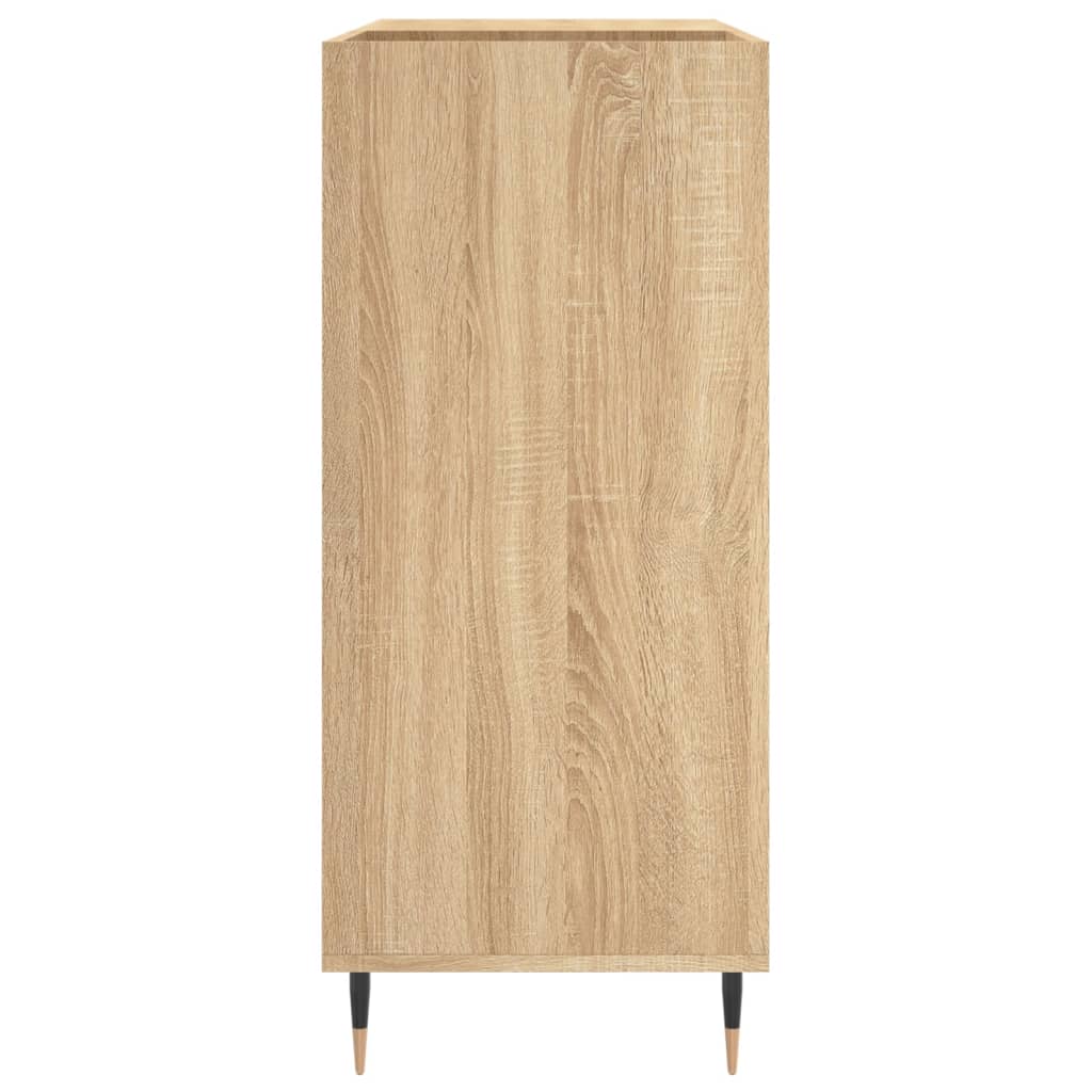 vinylskab 84,5x38x39 cm konstrueret træ sonoma-eg