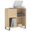 vinylskab 84,5x38x39 cm konstrueret træ sonoma-eg