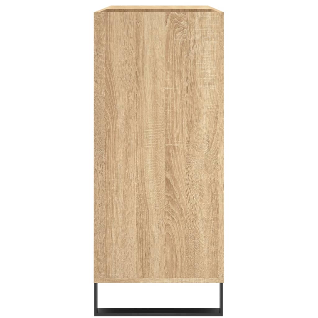 vinylskab 84,5x38x39 cm konstrueret træ sonoma-eg