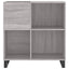 vinylskab 84,5x38x39 cm konstrueret træ grå sonoma-eg