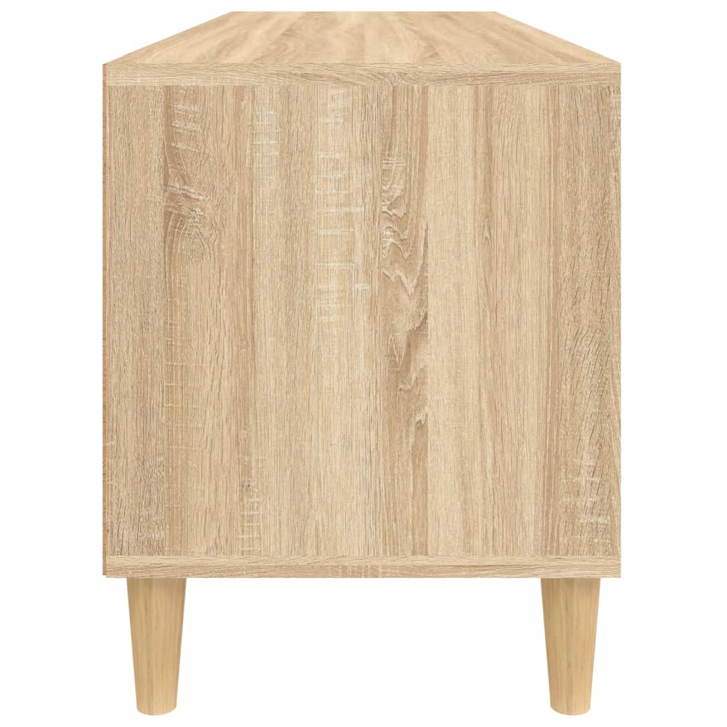 tv-bord 100x34,5x44,5 cm konstrueret træ sonoma-eg