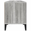 tv-bord 100x34,5x44,5 cm konstrueret træ grå sonoma-eg