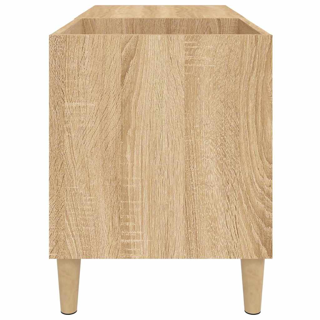 vinylskab 84,5x38x48 cm konstrueret træ sonoma-eg
