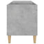 vinylskab 84,5x38x48 cm konstrueret træ betongrå