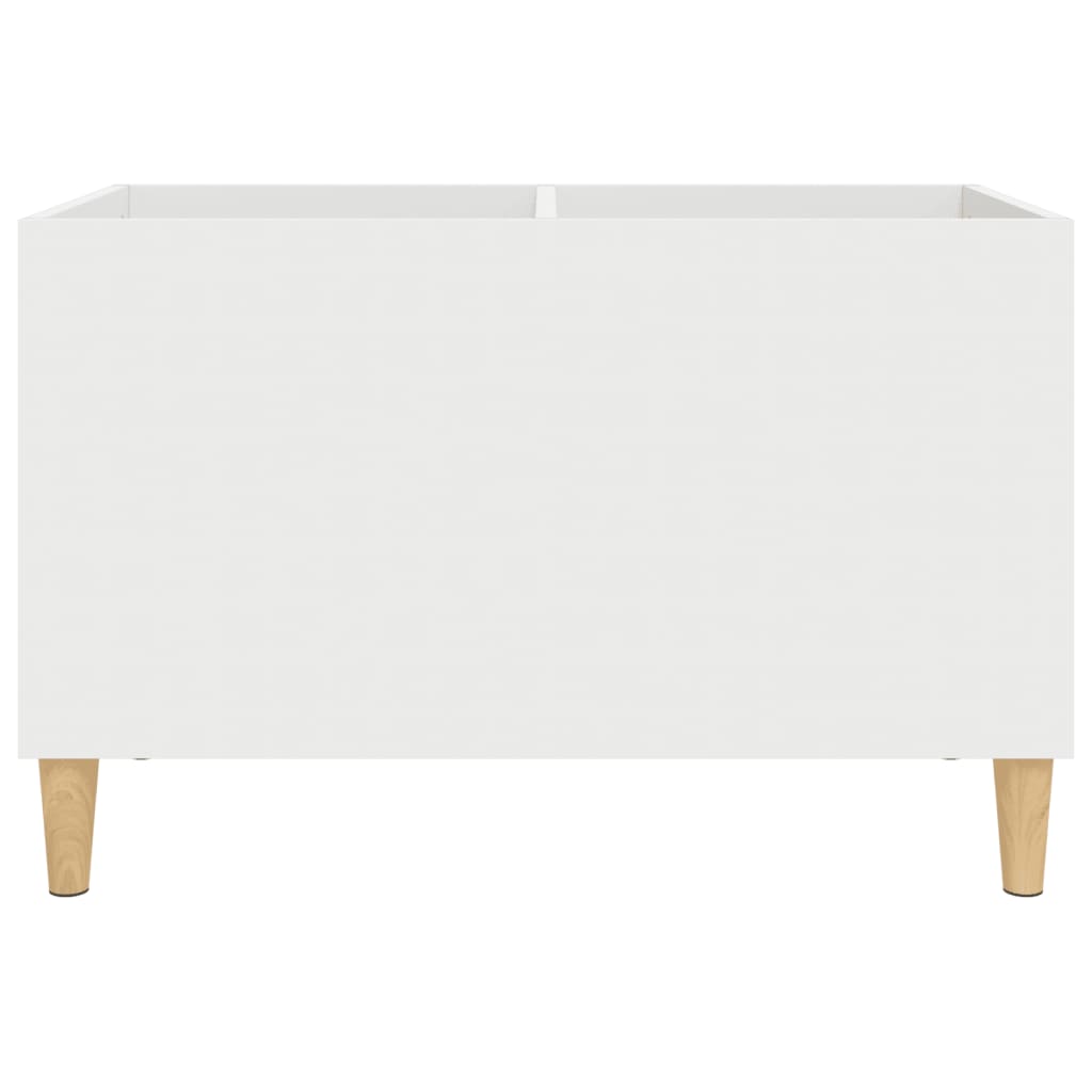 vinylskab 74,5x38x48 cm konstrueret træ hvid