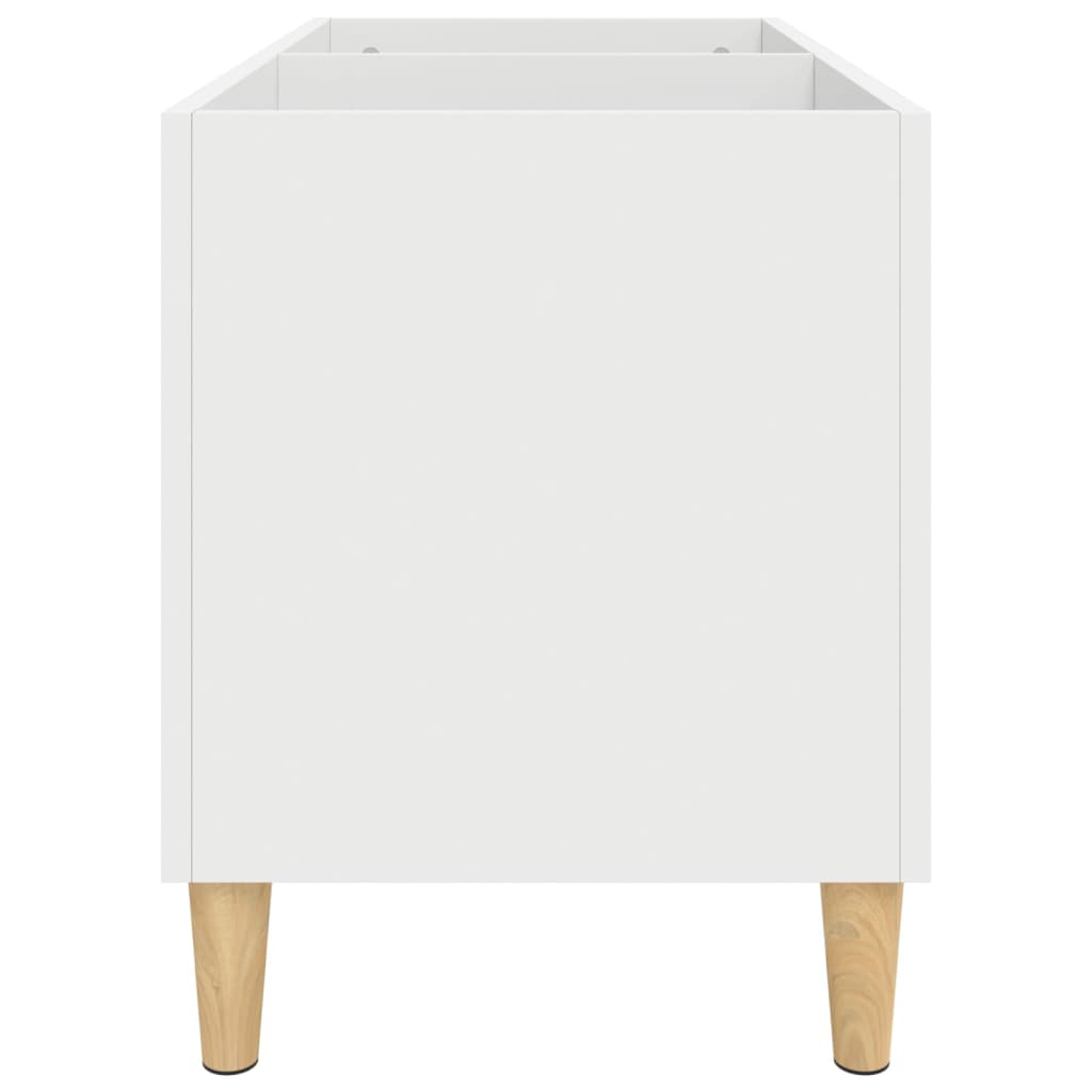 vinylskab 74,5x38x48 cm konstrueret træ hvid