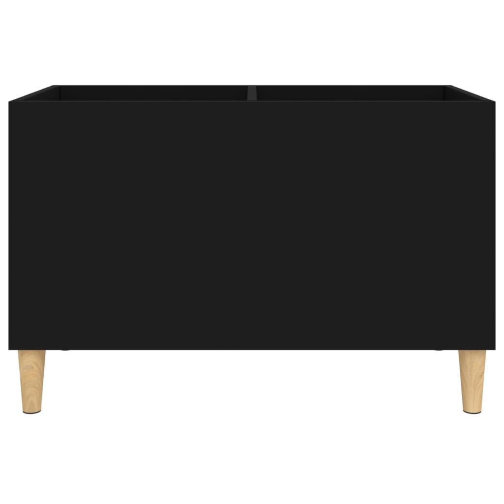 vinylskab 74,5x38x48 cm konstrueret træ sort