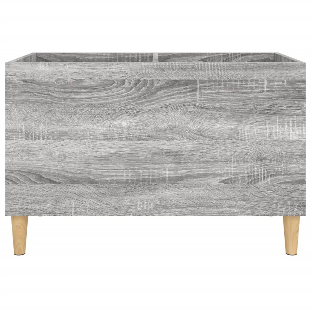 vinylskab 74,5x38x48 cm konstrueret træ grå sonoma-eg