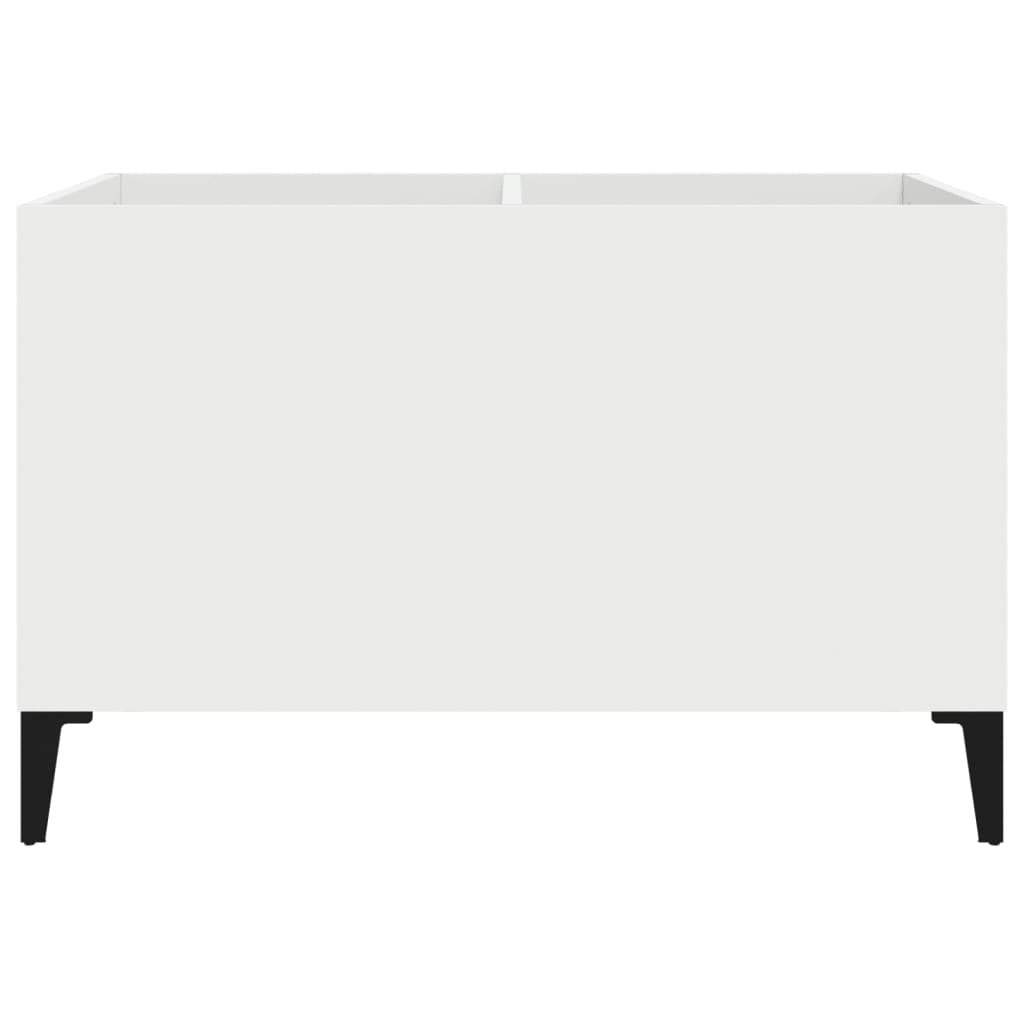 vinylskab 74,5x38x48 cm konstrueret træ hvid