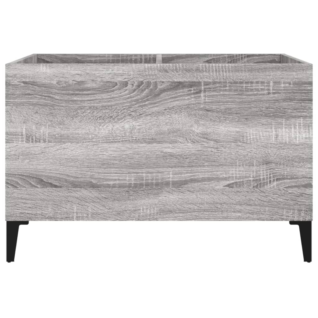 vinylskab 74,5x38x48 cm konstrueret træ grå sonoma-eg
