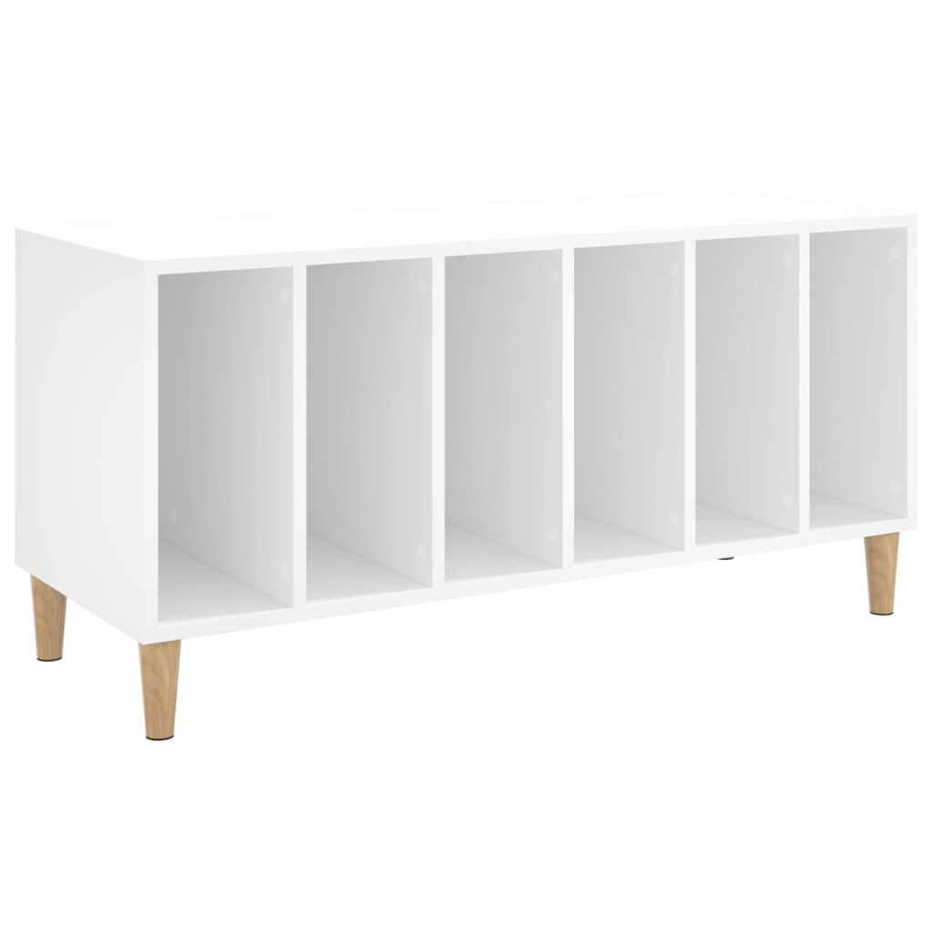 vinylskab 100x38x48 cm konstrueret træ hvid