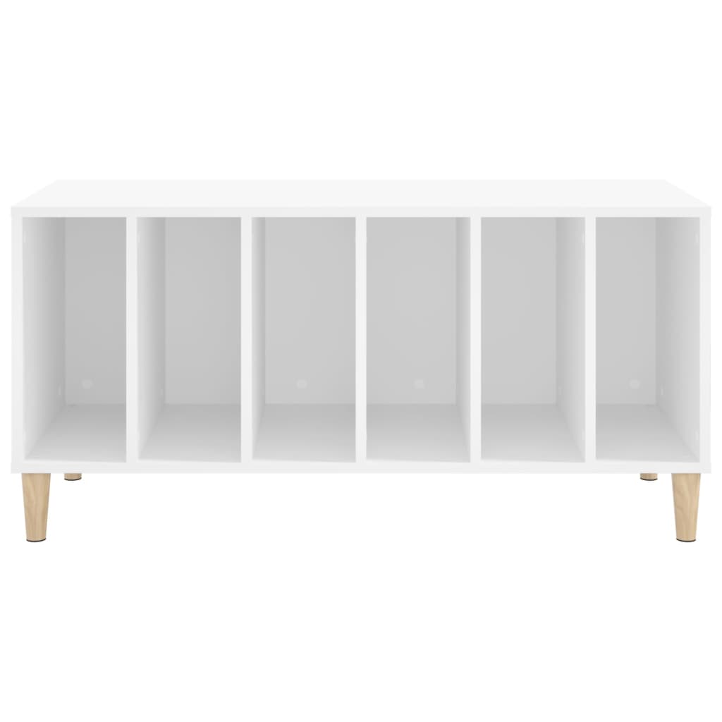 vinylskab 100x38x48 cm konstrueret træ hvid