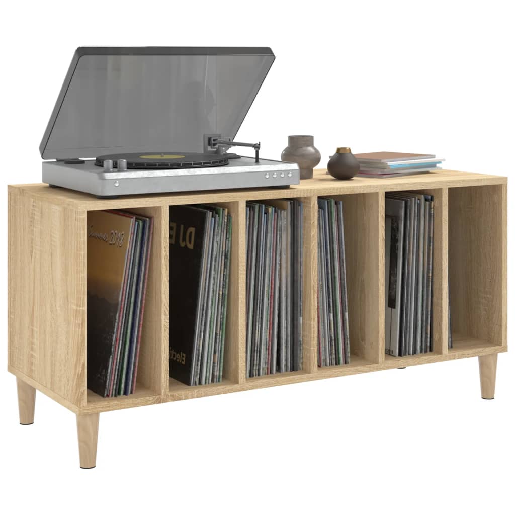 vinylskab 100x38x48 cm konstrueret træ sonoma-eg