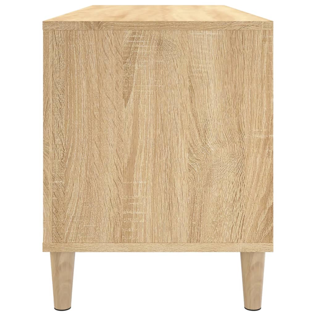 vinylskab 100x38x48 cm konstrueret træ sonoma-eg