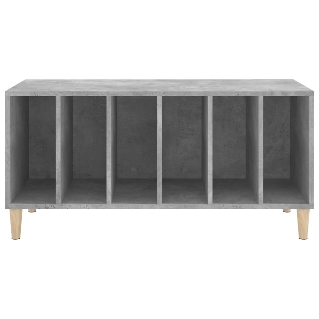 vinylskab 100x38x48 cm konstrueret træ betongrå