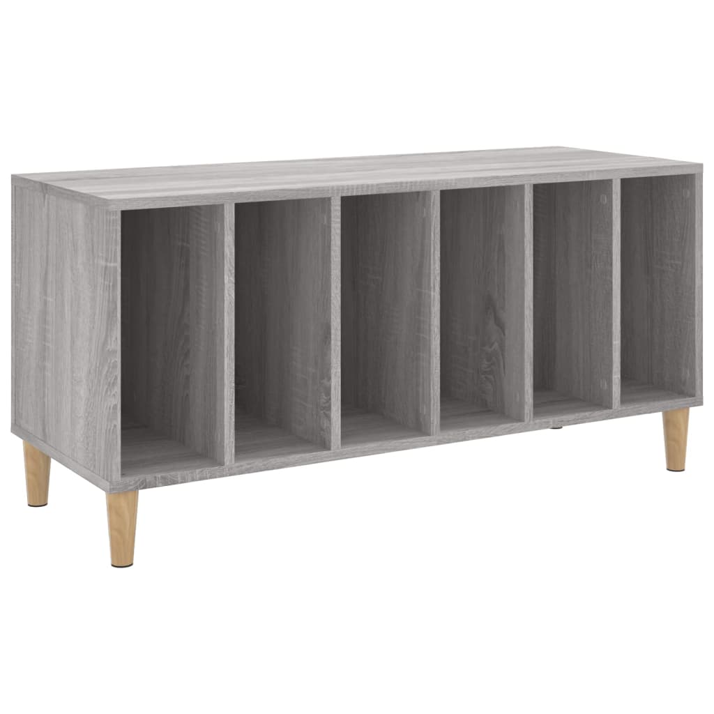 vinylskab 100x38x48 cm konstrueret træ grå sonoma-eg