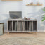 vinylskab 100x38x48 cm konstrueret træ grå sonoma-eg