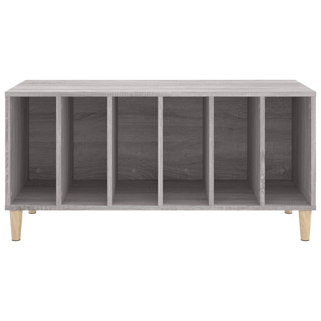 vinylskab 100x38x48 cm konstrueret træ grå sonoma-eg