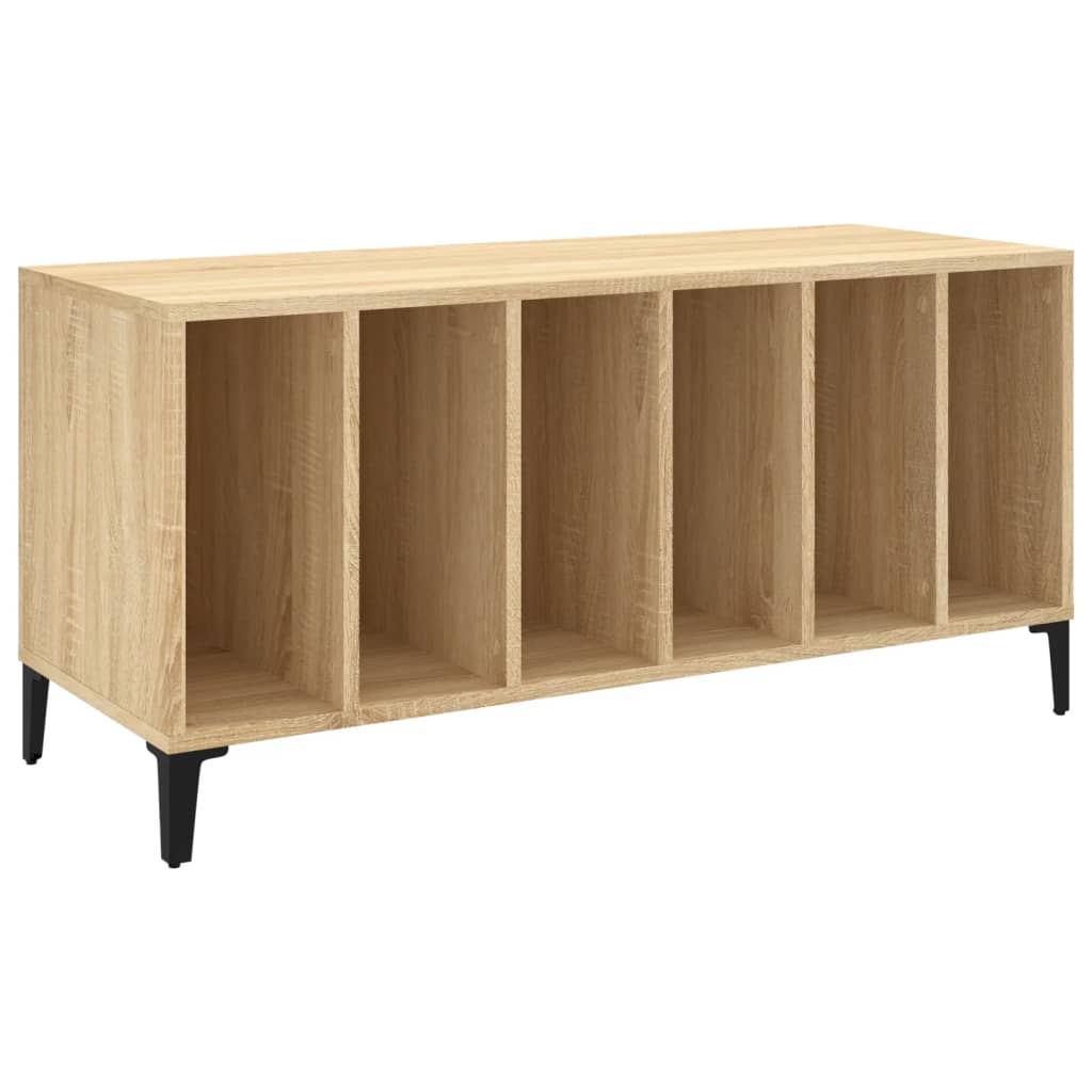 vinylskab 100x38x48 cm konstrueret træ sonoma-eg
