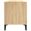 vinylskab 100x38x48 cm konstrueret træ sonoma-eg