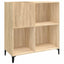 vinylskab 84,5x38x39 cm konstrueret træ sonoma-eg