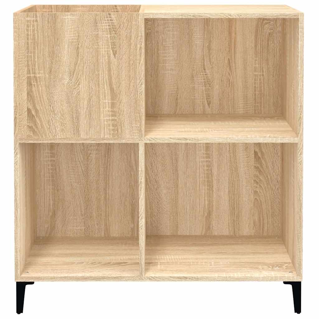 vinylskab 84,5x38x39 cm konstrueret træ sonoma-eg