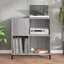 vinylskab 84,5x38x39 cm konstrueret træ grå sonoma-eg
