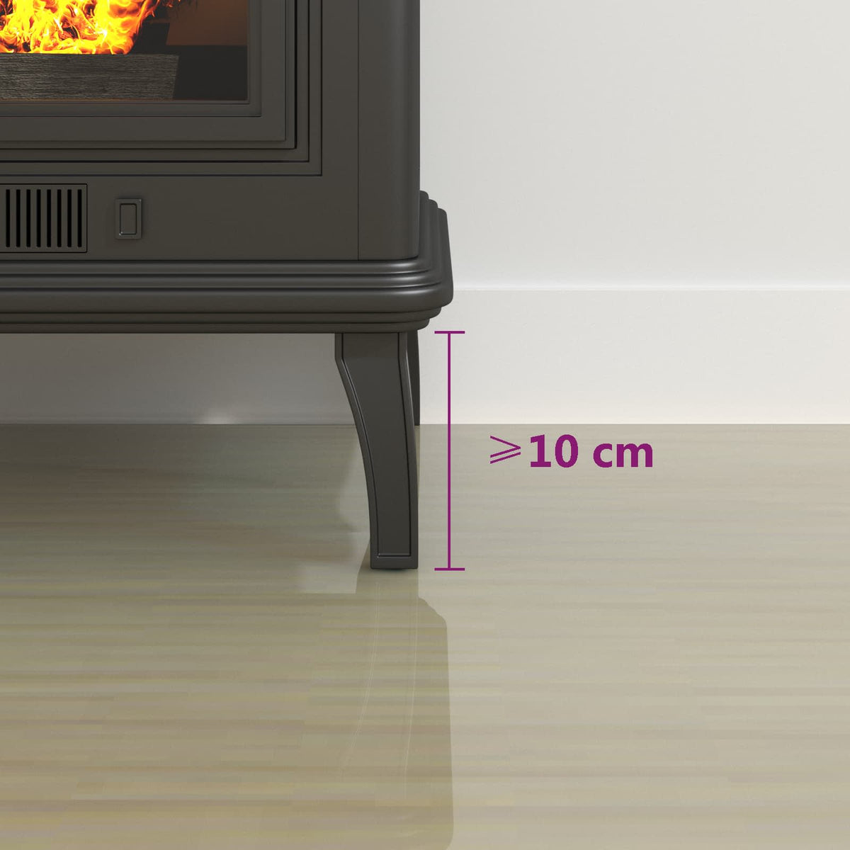 Pejs glasplade Transparent 1000 x 600 mm Glas