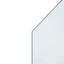 Pejs glasplade Transparent 80 x 50 cm Glas