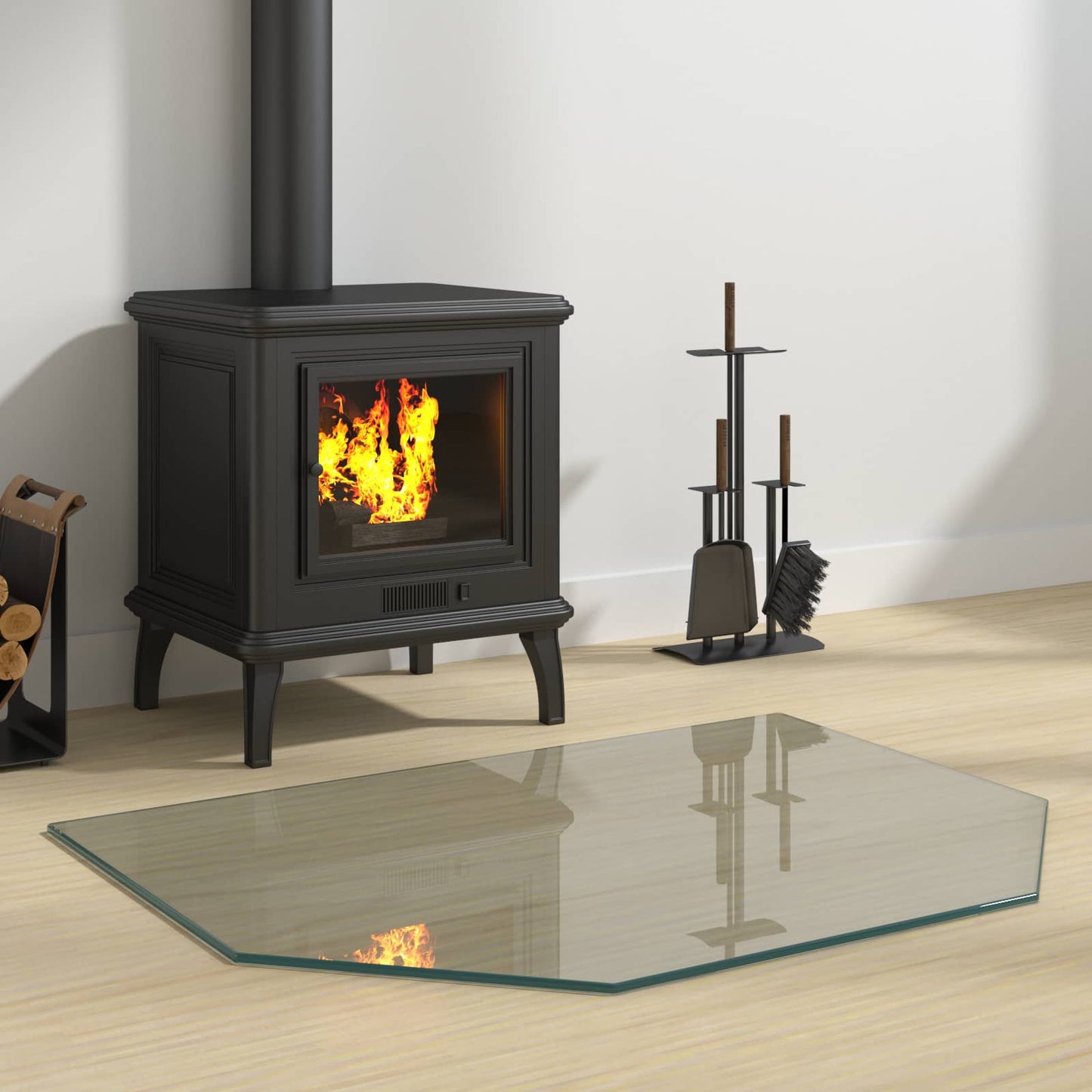 Pejs glasplade Transparent 80 x 60 cm Glas
