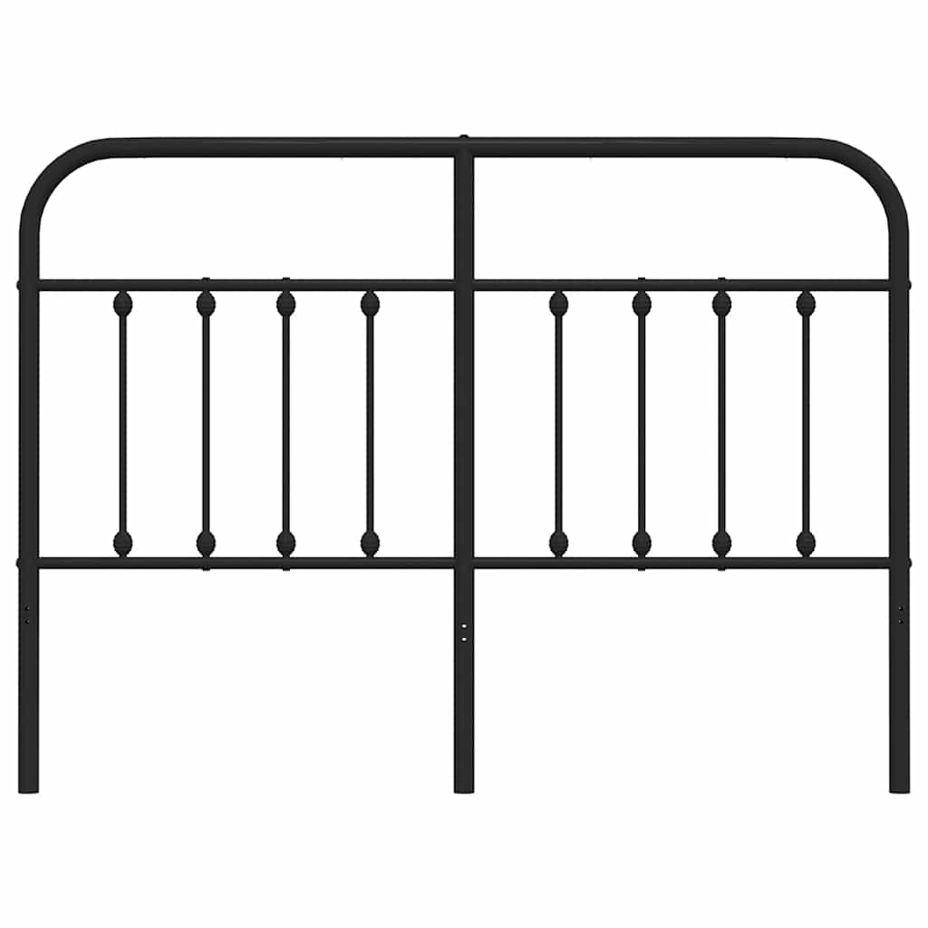 udskiftningsgavl 150 cm metal sort