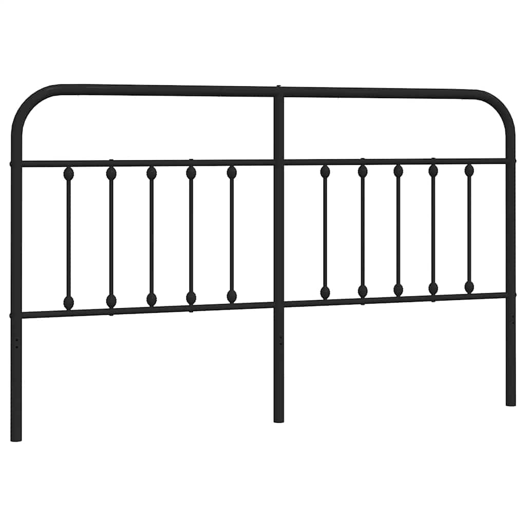 udskiftningsgavl 180 cm metal sort