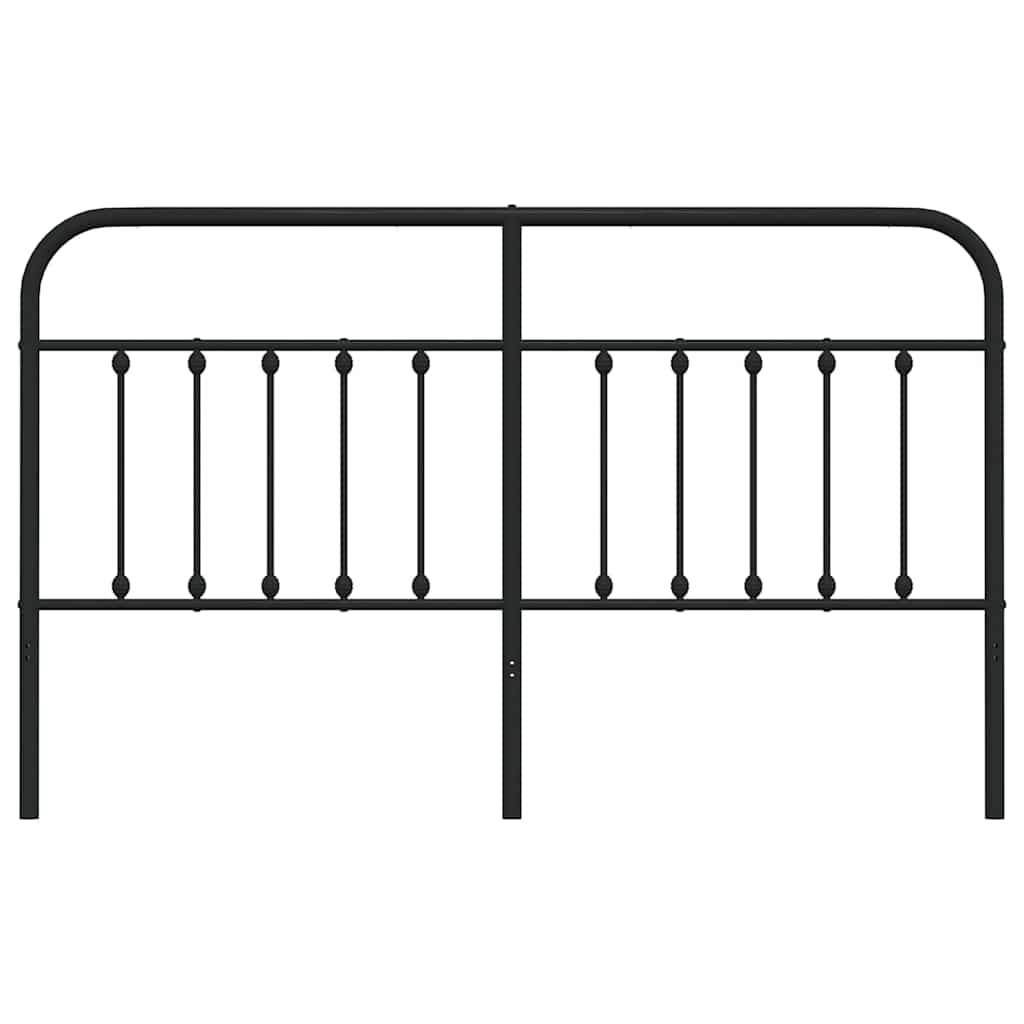 udskiftningsgavl 180 cm metal sort