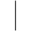 udskiftningsgavl 193 cm metal sort