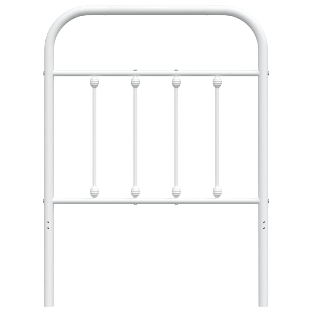 udskiftningsgavl 75 cm metal hvid