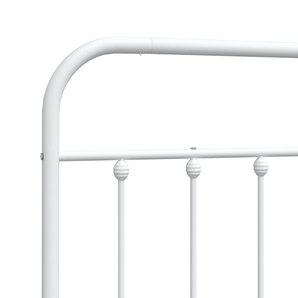 udskiftningsgavl 75 cm metal hvid
