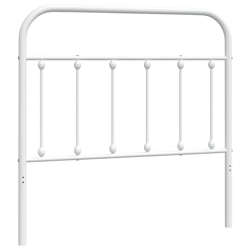 udskiftningsgavl 100 cm metal hvid