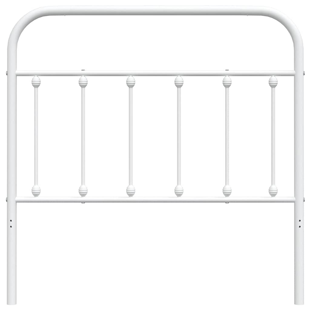 udskiftningsgavl 100 cm metal hvid