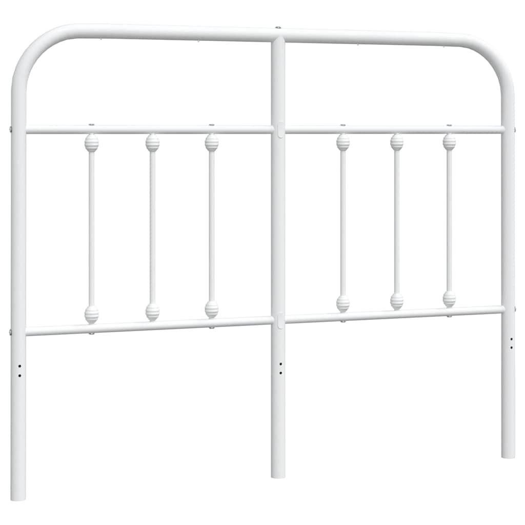 udskiftningsgavl 120 cm metal hvid