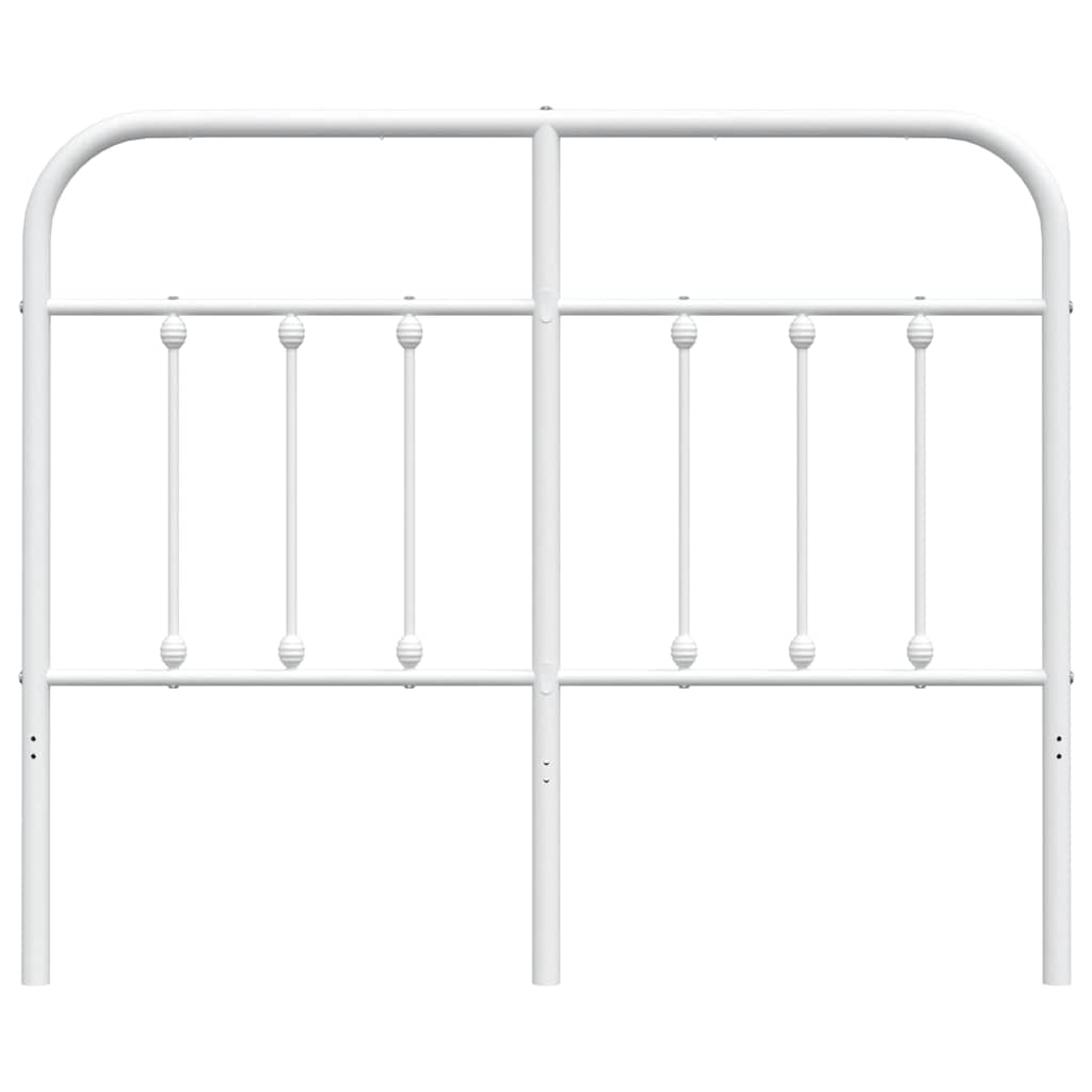 udskiftningsgavl 120 cm metal hvid