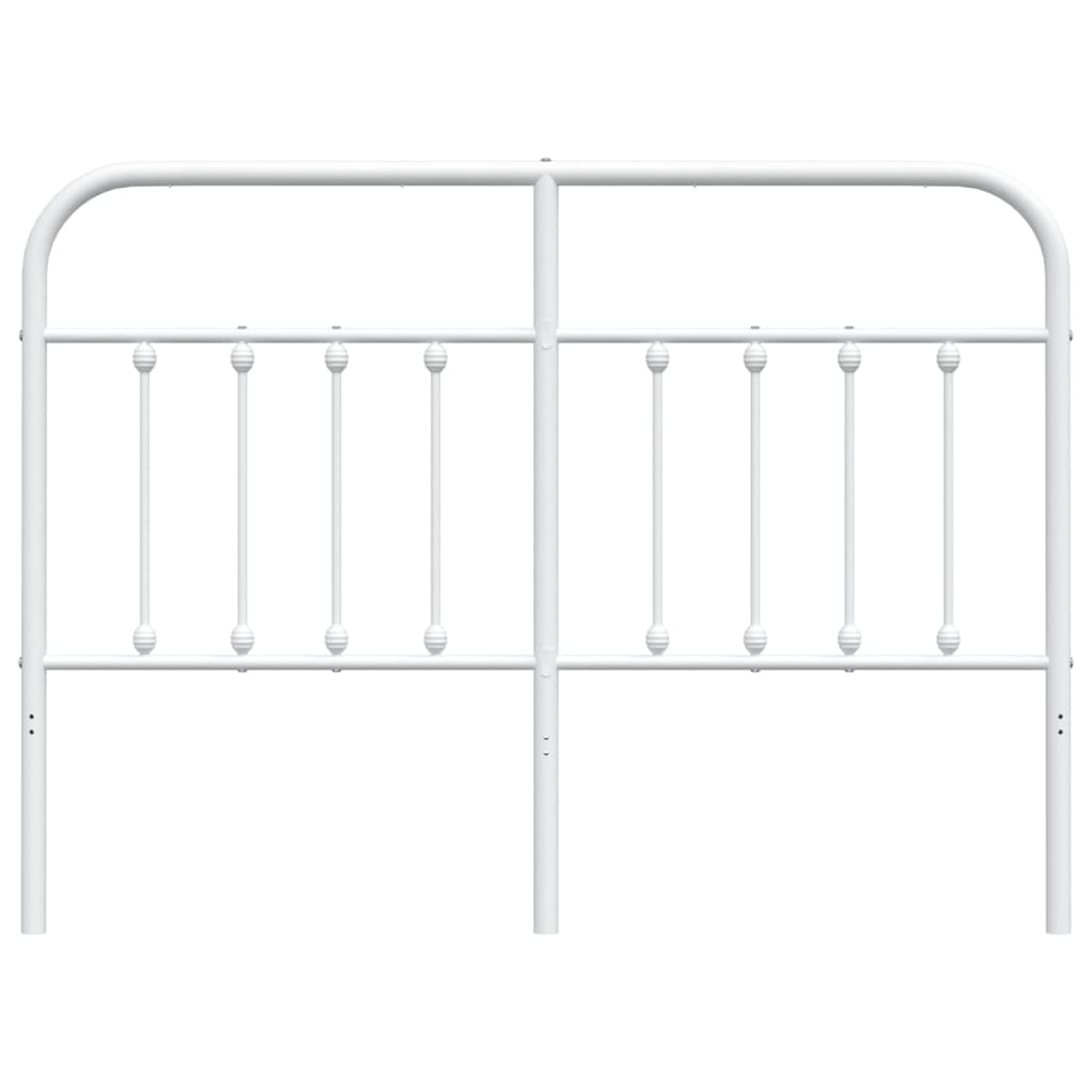 udskiftningsgavl 135 cm metal hvid