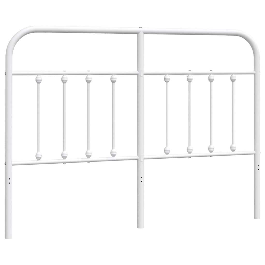 udskiftningsgavl 150 cm metal hvid