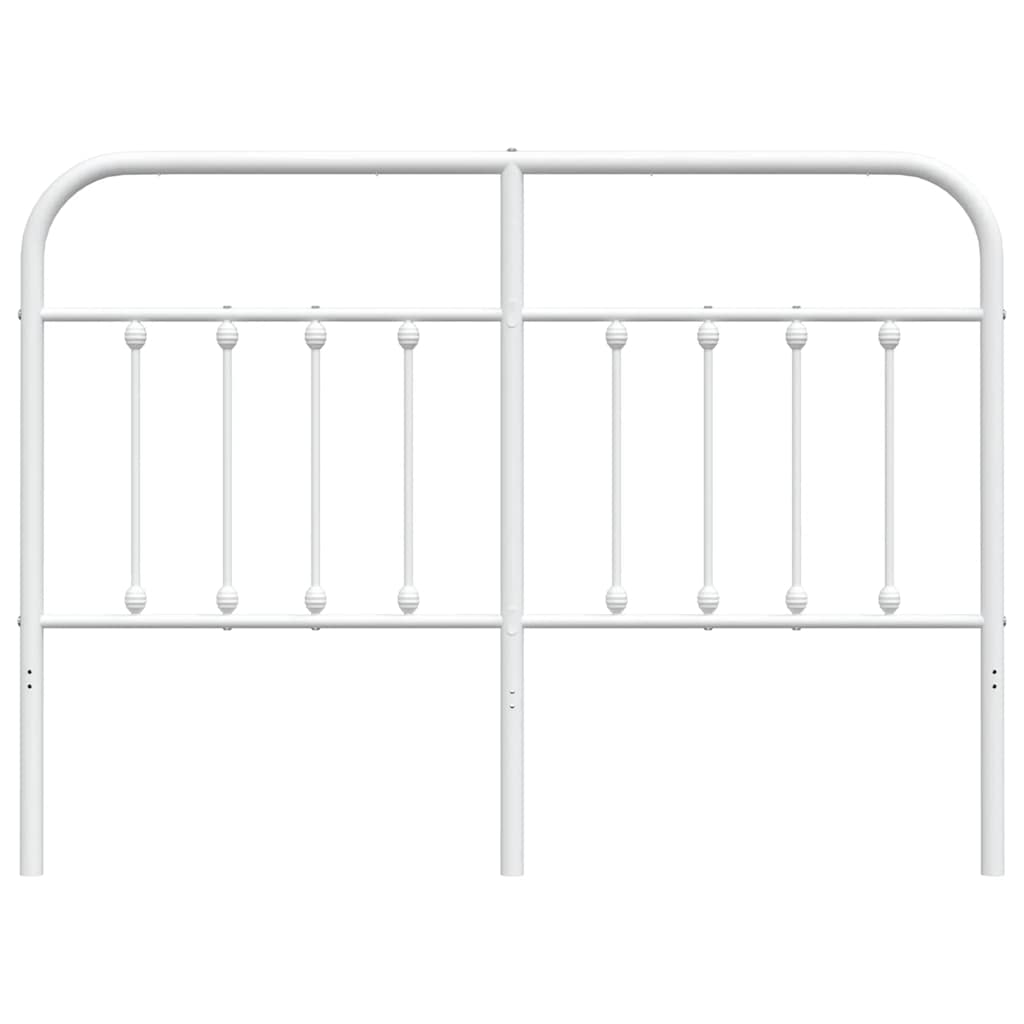 udskiftningsgavl 150 cm metal hvid