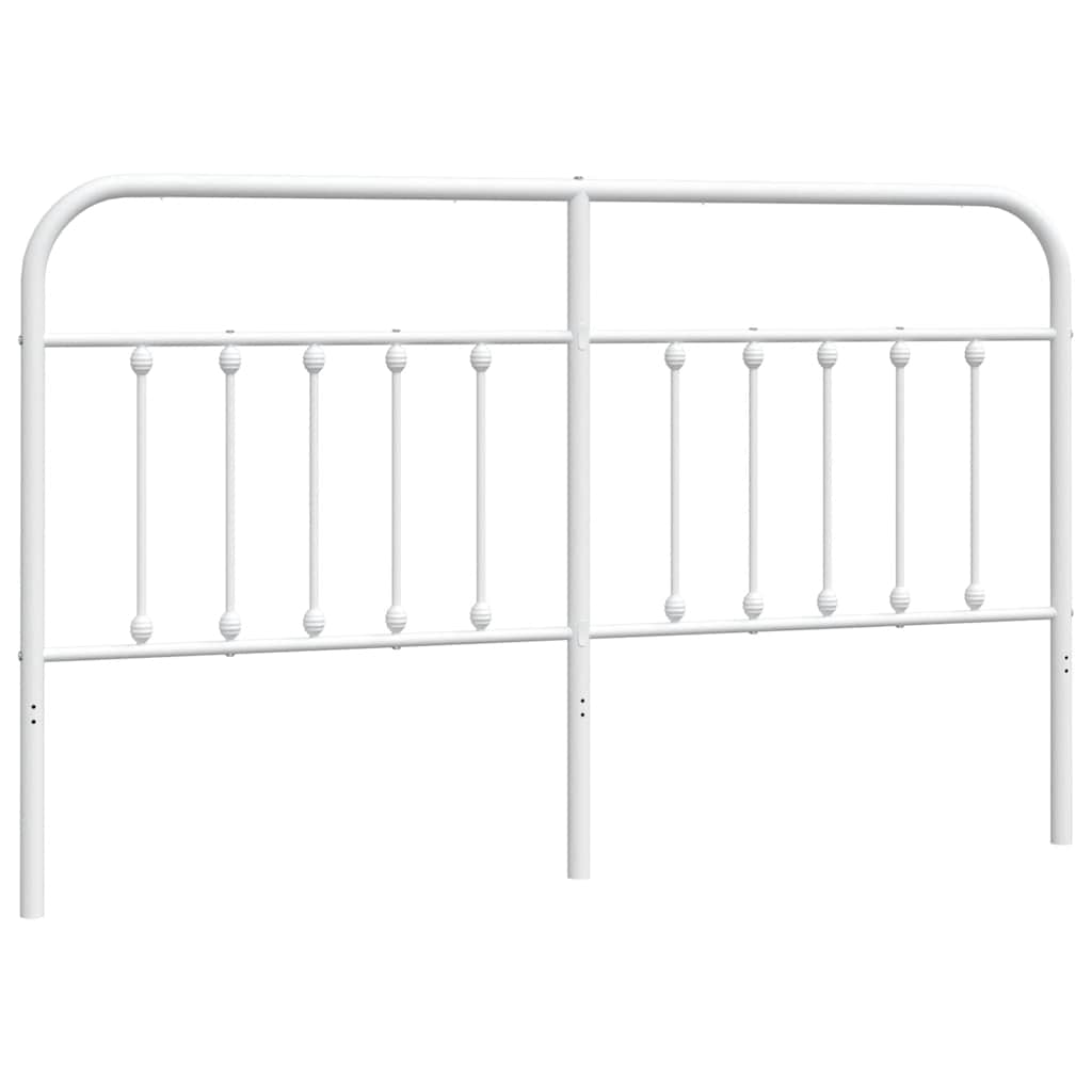 udskiftningsgavl 180 cm metal hvid