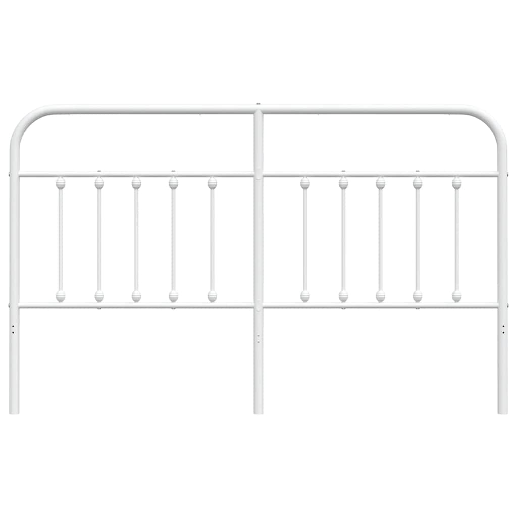 udskiftningsgavl 180 cm metal hvid