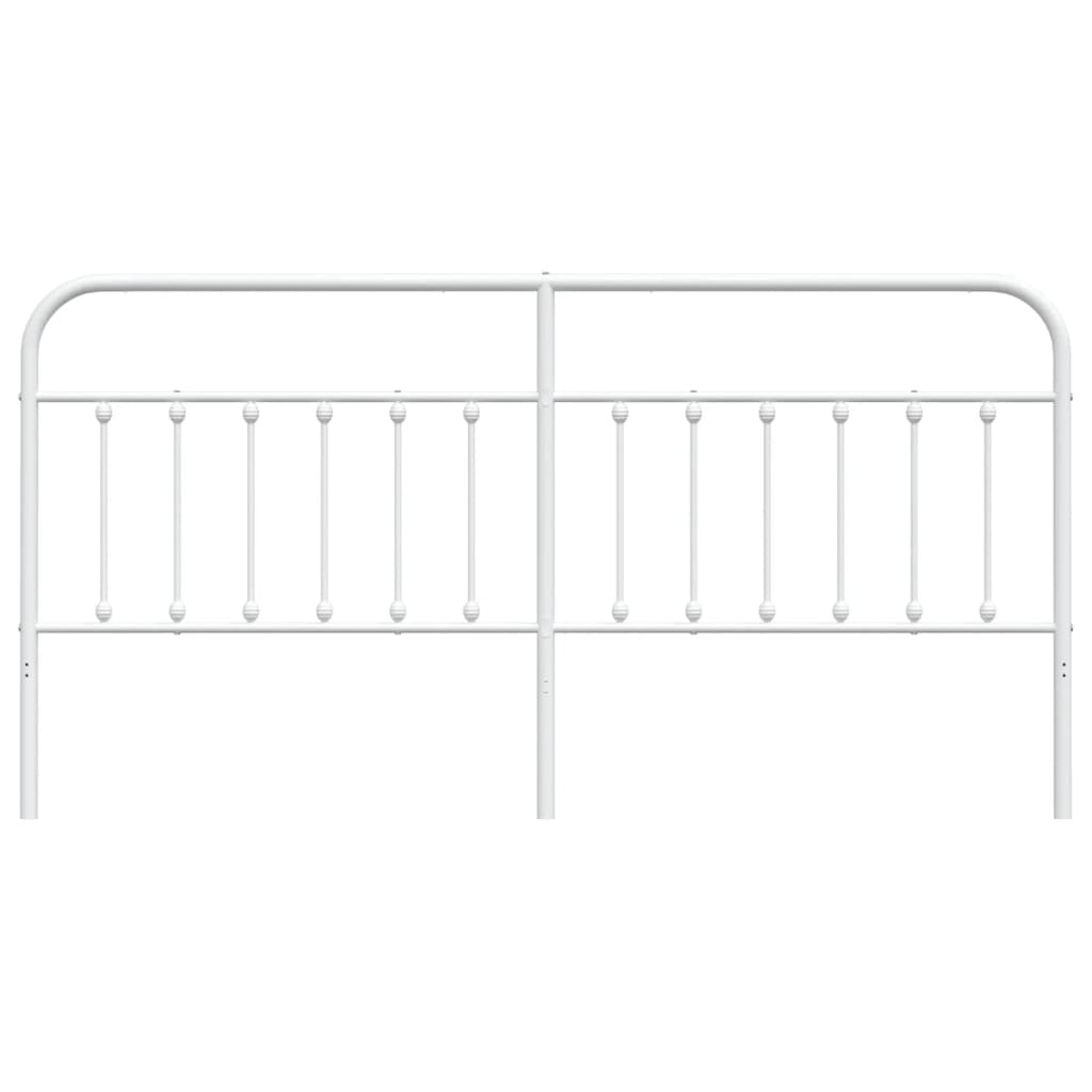 udskiftningsgavl 200 cm metal hvid