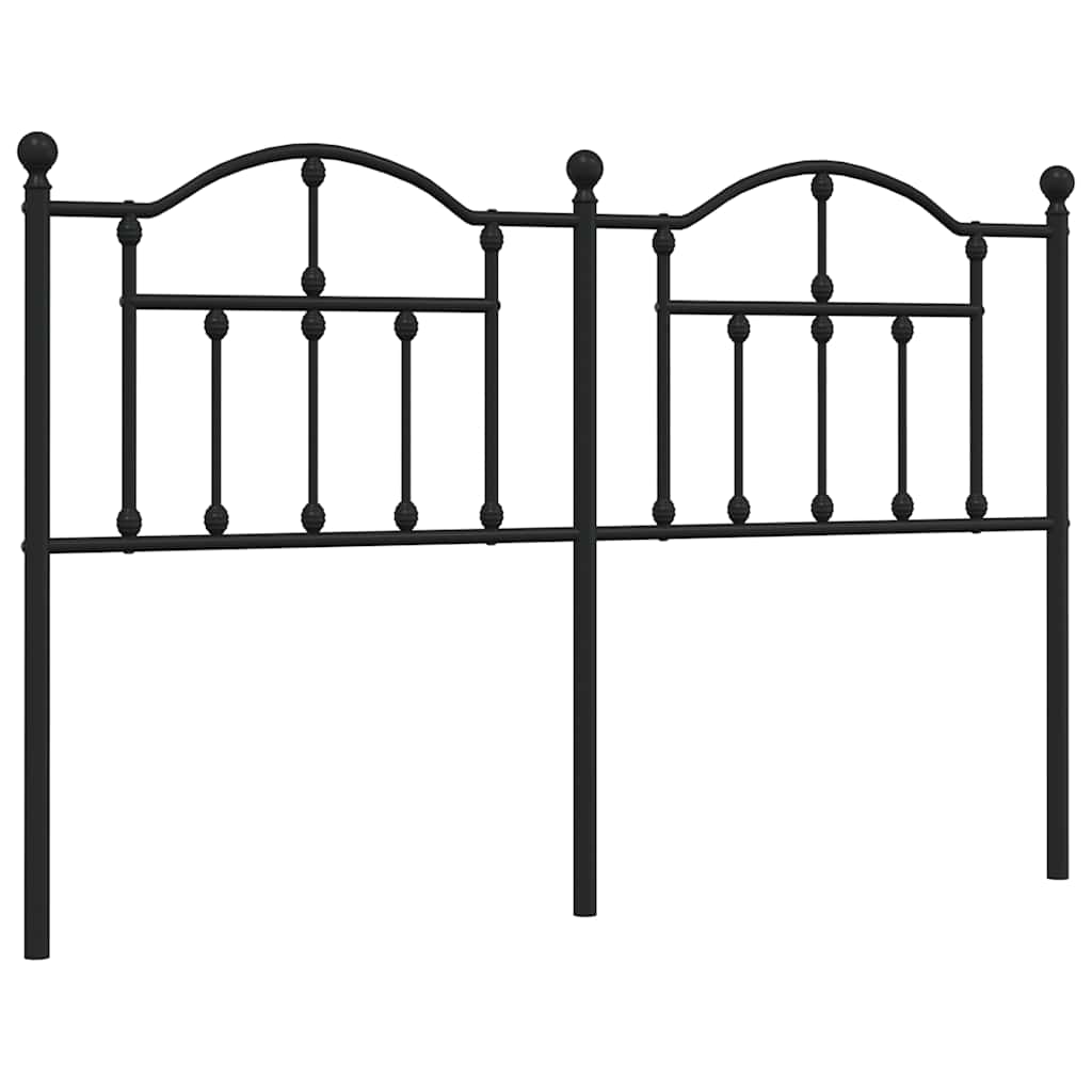 udskiftningsgavl 150 cm metal sort
