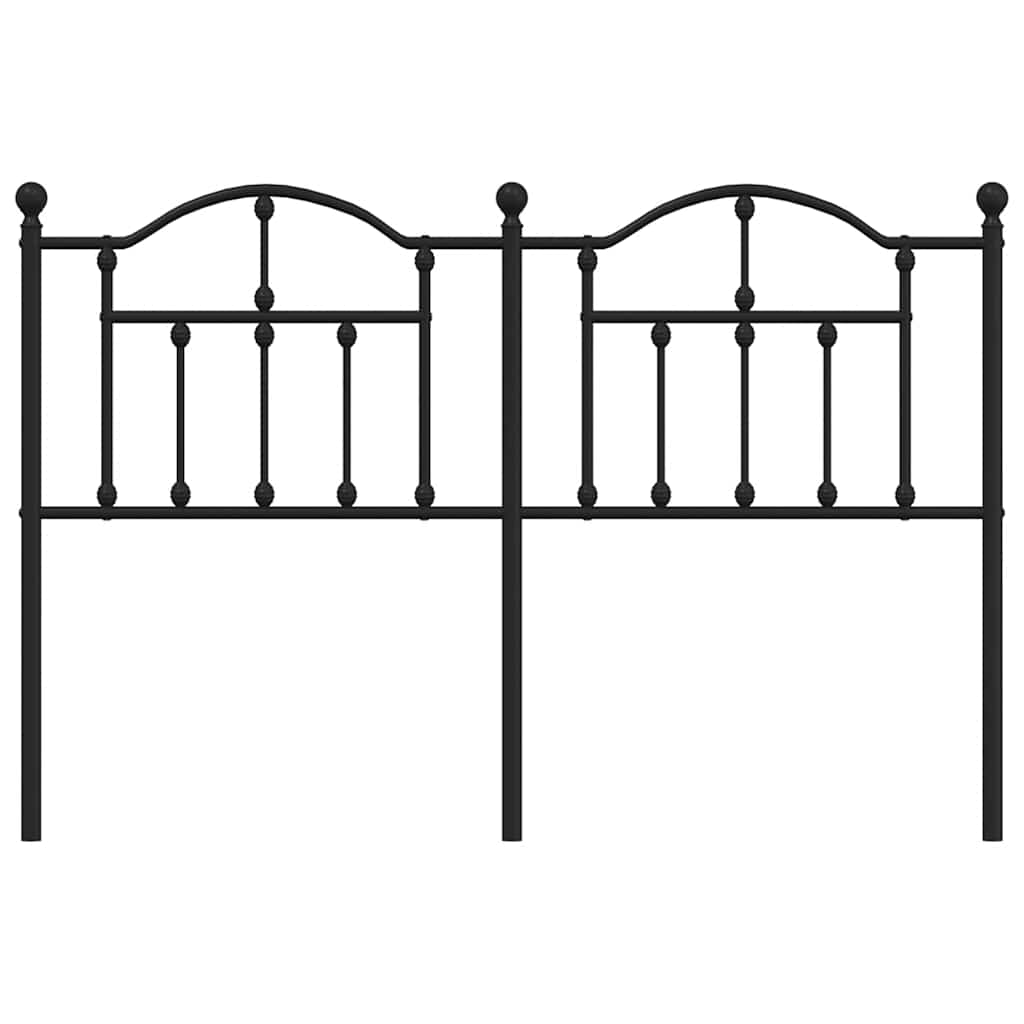 udskiftningsgavl 150 cm metal sort