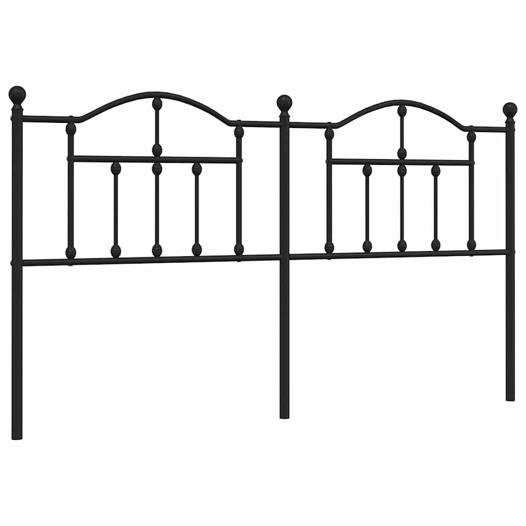 udskiftningsgavl 180 cm metal sort